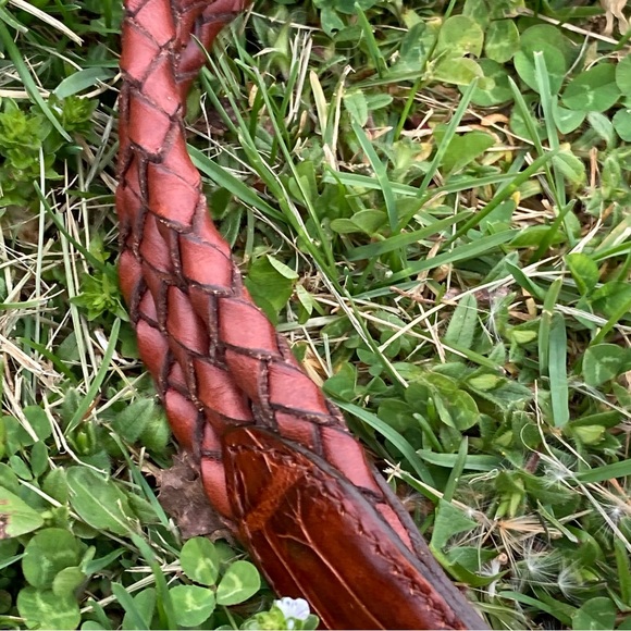 Vintage Brighton Leather Woven Belt! - Picture 6 of 13